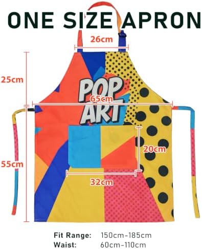 Polyester Cotton Apron with 2 Pockets, Adjustable - Image 6
