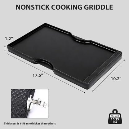 Utheer 7637 Spirit 200 Reversible Griddle, Raised-Side Ceramic - Image 4