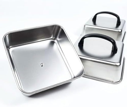 Rectangular Basting Cover, Outdoor Food Covers, Stainless Steel Grill Cover Lid - Image 3