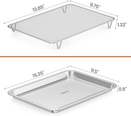 Onlyfire Stainless Steel Baking Sheet - Image 3