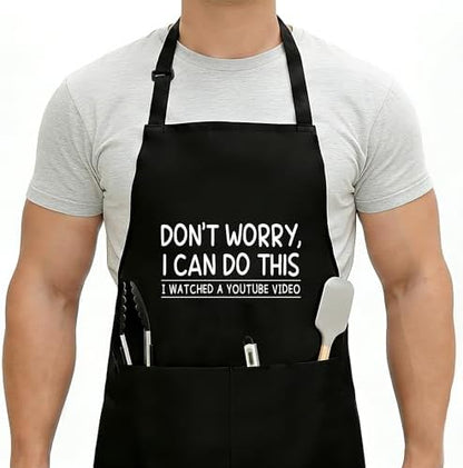 Funny Aprons For Men, Father's Fathers Day Kitchen Gifts For Dad Father Daddy by Unknown