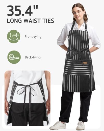 Syntus Apron for Men Women, Adjustable Cooking Kitchen Apron - Image 5