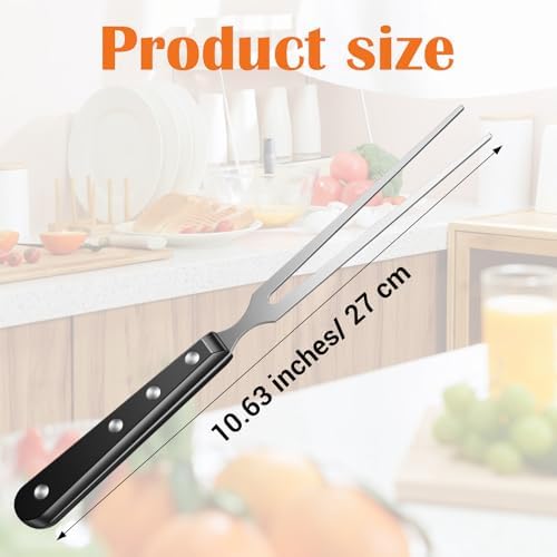 Meat Carving Grill Fork, 10.6" Stainless Steel - Image 2