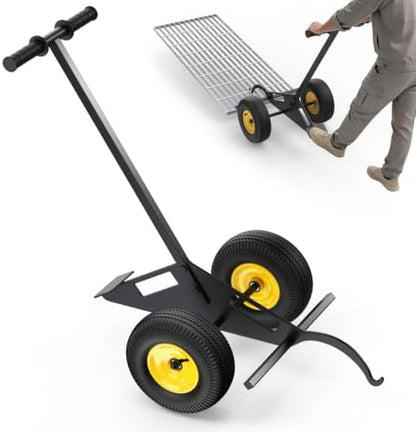Heavy Duty Grate Lifter Trolley by Unknown
