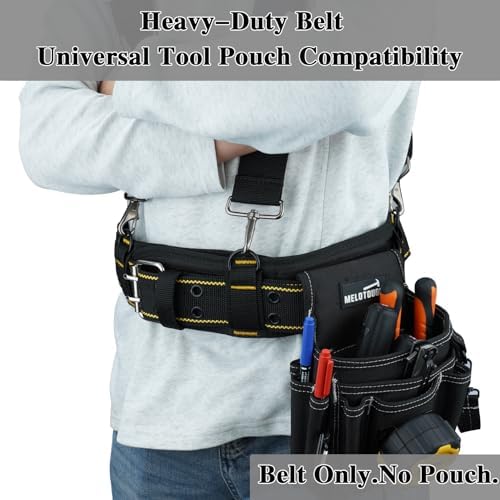 MELOTOUGH Padded Tool Belt for Men, Heavy Duty Work Belt - Image 6