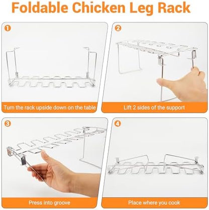 14 Slots Chicken Leg Rack for Drill - Image 6