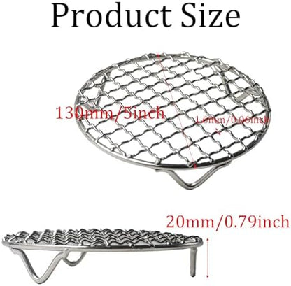 6.5 Inch Round Cooking Rack, Stainless Steel Wire Baking Rack - Image 2