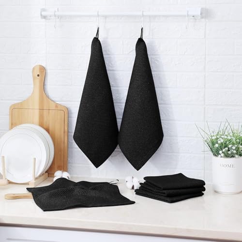 100% Cotton Waffle Weave Kitchen Towels, 8 Pack Dish Cloths - Image 5