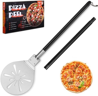 8 Inch Pizza Peel Turning, Joyfair Perforated Pizzas Turner, Painted Handle by Joyfair