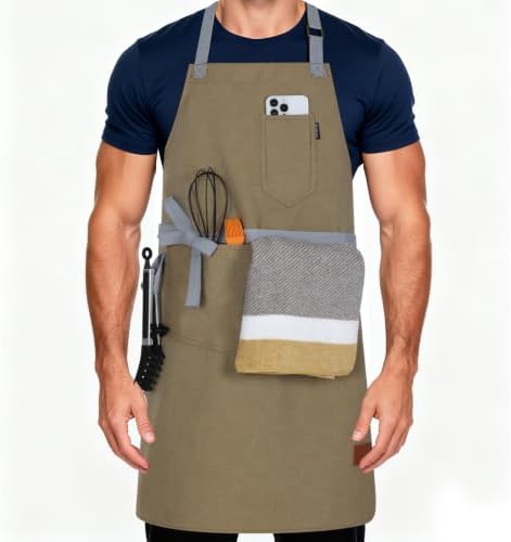 Chef Apron w/Pockets, Adjustable Strap by Unknown