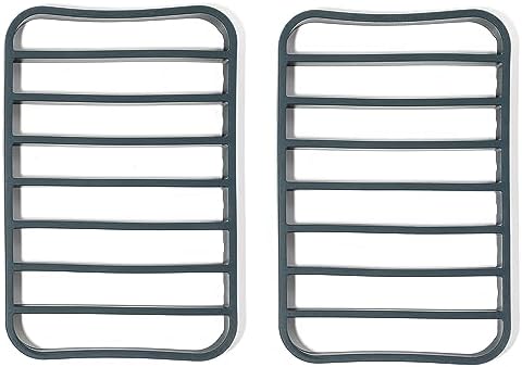 The Silicone Kitchen Silicone Roasting Rack Pan Extra Large, Dishwasher Safe by TheSiliconeKitchen