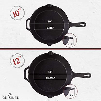 Cuisinel Cast Iron Skillets Set - Image 2