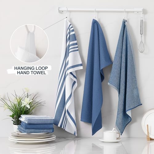 Homaxy Cotton 380 GSM Premium Kitchen Towels, 6 Pack - Image 3