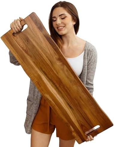 Large Acacia Serving Board by HomeBeets