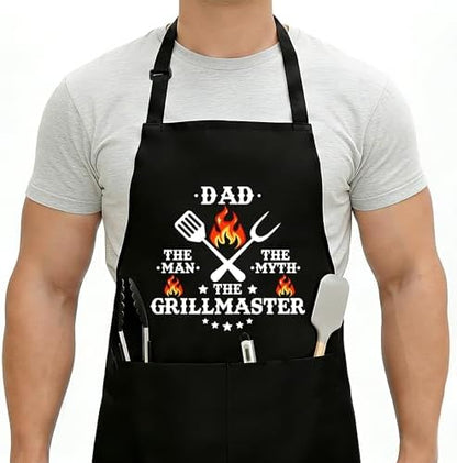 Funny Aprons For Men, Father's Fathers Day Kitchen Gifts For Dad Father Daddy by Unknown