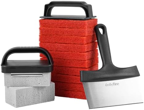onlyfire 15Pcs Flat Top Griddle Cleaning Kit by onlyfire
