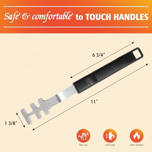 Grill Grate Lifter Stainless Steel Cooking Grate Lifters - Image 2
