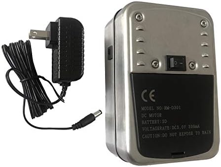 Universal Stainless Steel 304 Dual Use Quiet Battery Rotisserie Motor Cordless by GRILLJOB