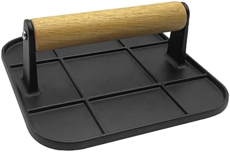 Smashed Burger Press with Wood Handle by MoMoxi