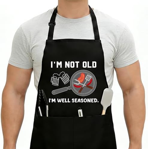 Funny Aprons For Men, Father's Fathers Day Kitchen Gifts For Dad Father Daddy by Unknown