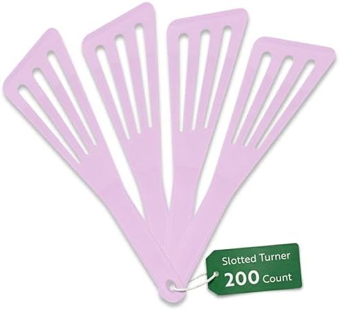 Restaurantware Silicone High Temperature Slotted Turner Spatula, 200 Ct by Restaurantware
