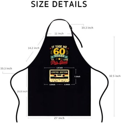 Funny Aprons for Men Birthday Gifts for Men Dad Grilling BBQ - Image 5