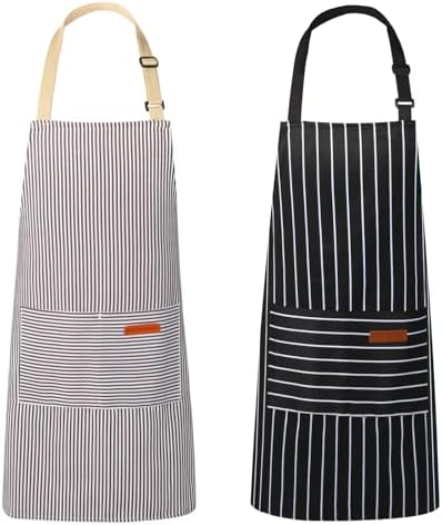 VALOME 2 Pack Kitchen Aprons by VALOME
