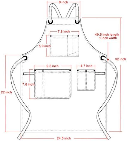 Jeanerlor Denim Hair Stylist Apron - Image 4