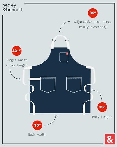 hedley & bennett Essential Chef Apron - Image 5