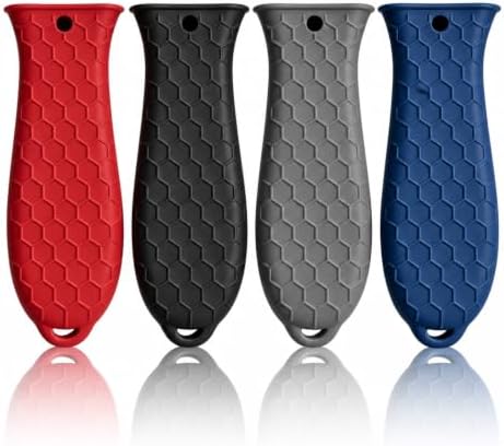 4 Pcs Cast Iron Handle Cover, Silicone Hot Handle Holder by WhistenFla