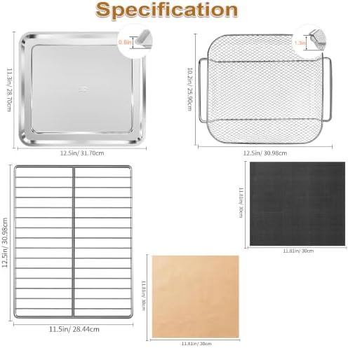 5-Pack Air Fryer Replacement Set - Image 2