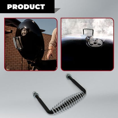 HECASA 6" Spring Handle Wide Overall Rod BBQ Pits Trailers Custom Metal Pro - Image 5