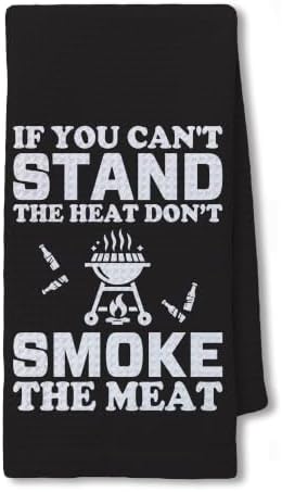 Funny BBQ Grilling Kitchen Hand Towels 16x24 Inch, Father's Day Grilling Gifts by Unknown