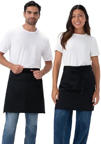 Chef Works Unisex Half Bistro Server Apron - Image 6
