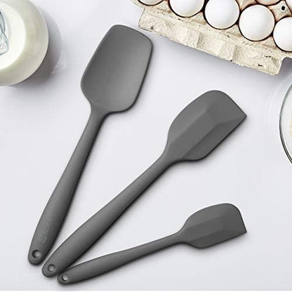 3-Piece Silicone Spatula Set, 600°F Heat Resistant - Image 4