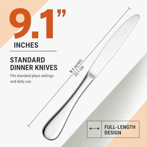 NICE KITCHEN Dinner Knives Set of 8 - Image 5