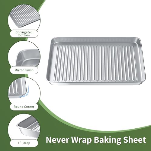 Baking Sheet with Cooling Wire Rack Set - Image 4