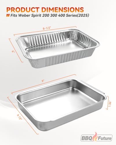 2401542 Grease Catch Pan for Weber Spirit E325 E210 E425 E435 Grills - Image 2