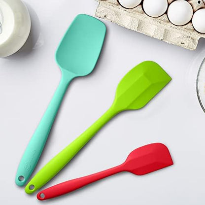 3-Piece Silicone Spatula Set, 600°F Heat Resistant - Image 4