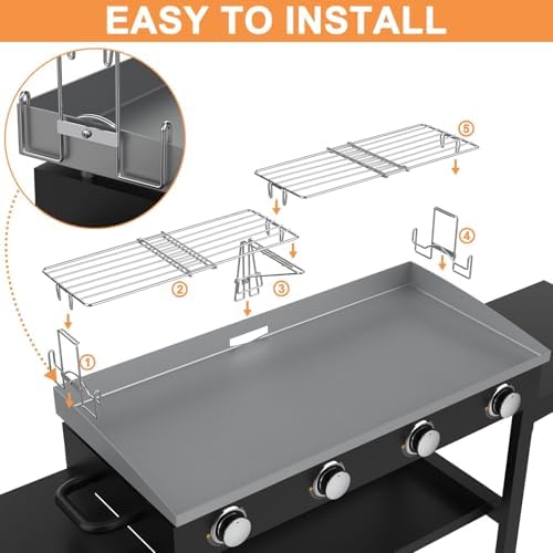 Adjustable Griddle Warming Rack - Image 5
