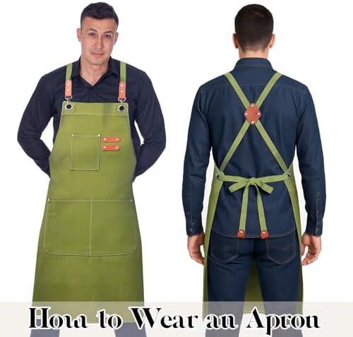 Chef Cotton Canvas Apron for Men Women - Image 4