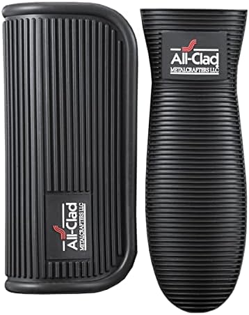 All-Clad Silicone Grip Set: 100% Silicone Flexible & Heat Resistant Ribbed Grip by Unknown