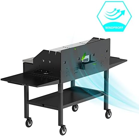 BBQ-PLUS Griddle Wind Guard/Wind Screen and Griddle Warming Rack - Image 5