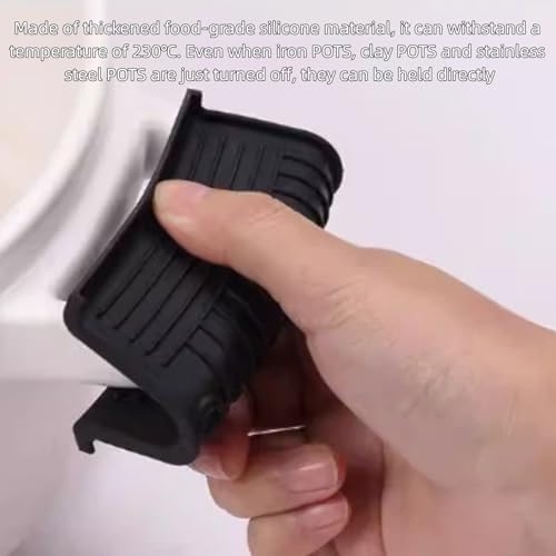 8 Pcs Silicone Pot Handle Covers Set, Heat Resistant Cast Iron Handle Sleeves - Image 4