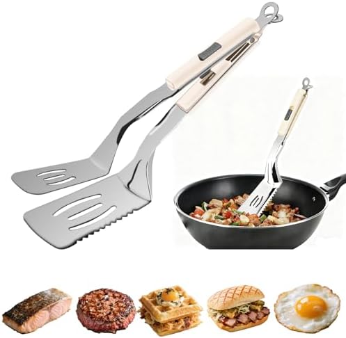 11.5-inch Stainless Steel Tongs by Limitliho