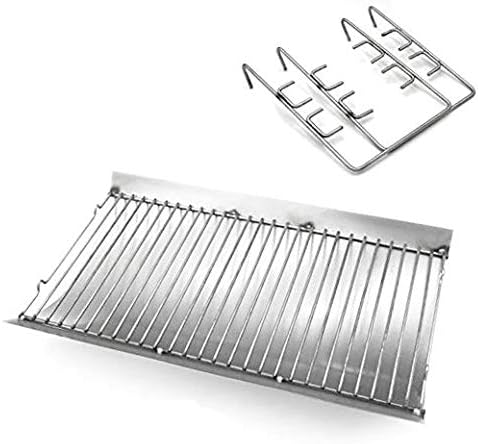SZ3509 20.4 inches Stainless Steel Fire Grate Hanger and Ash Drip Pan by Htanch
