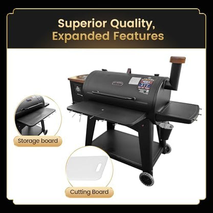 3-in-1 Foldable Front Shelf for Pit Boss Austin XL 1000/Savannah 1500 - Image 4