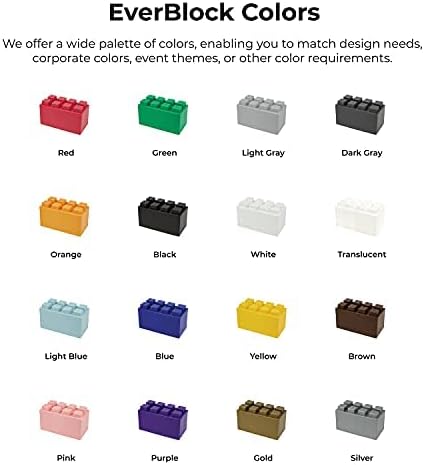 EverBlock 10’ x 10’ x 7’ L-Shaped Wall Kit with Accordion Door | 3’ x 7’ Doorway | Modular Building Blocks | Wall Display | Room Divider & Partition | Reusable | Indoor & Outdoor Use | Translucent
