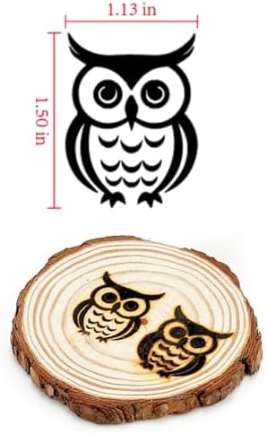 Solid Brass 1.5" Owl Branding Iron - Image 2
