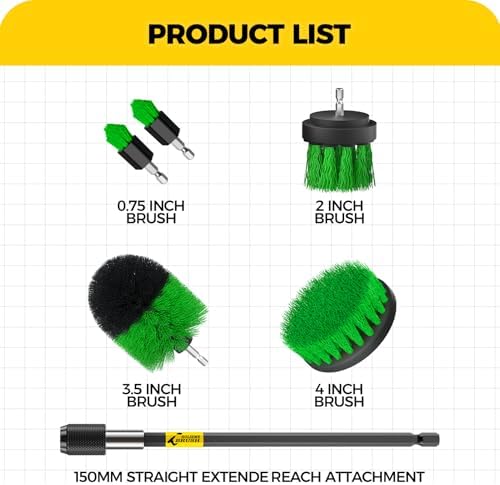 Holikme 6Pc Drill Brush Set - Image 7